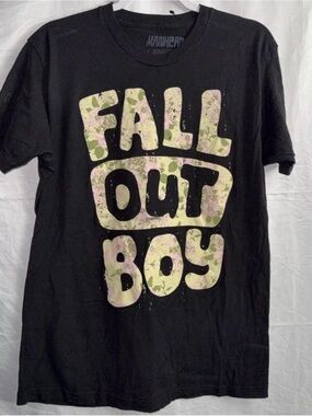 Fall Out Boy Black Short Sleeve Graphic Tee